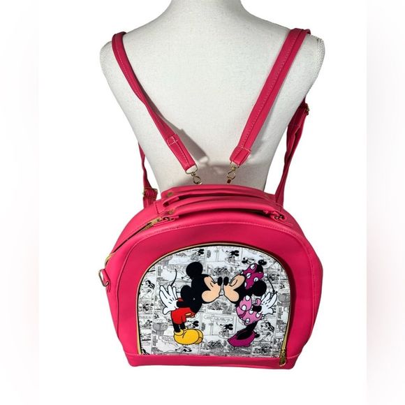 NWOT Mickey & Minnie Mouse Backpack Cross Body Bag /Wallet Sets main image 8